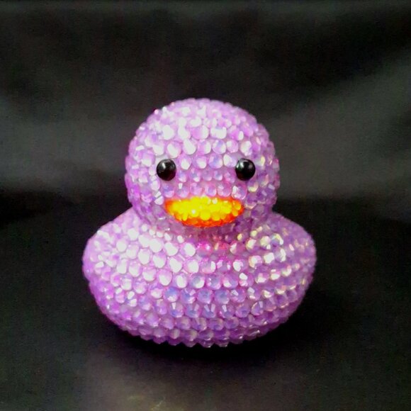 Lavender Rubber Duck, Bling Duck, Jeep Ducks, Spring Gift, Easter Gift - Picture 3 of 10
